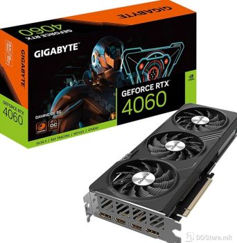 GIGABYTE PCI-E 4.0 8GB, GeForce RTX 4060 GAMING OC, GDDR6, 128 bit, 2550 MHz