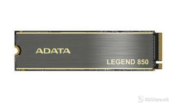 ADATA LEGEND 850 512GB PCIe Gen4 x4 NVMe 1.4 M.2 Internal Gaming SSD, Up to 5,000 MB/s, ALEG-850-512GCS