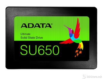 ADATA 1TB SSD, SU650 SATA 6Gb/s Solid State Drive, R/W speed up to 520/450MB/s, ASU650SS-1TT-R