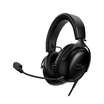 HyperX Cloud III - Gaming Headset (Black), HyperX Signature Comfort and Durability, Angled 53mm Drivers, Tuned for Impeccable Audio, Cr