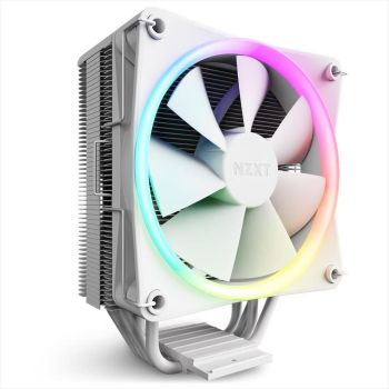 COOLERS CPU NZXT T120 RGB White, 4 HEAT PIPES, RC-TR120-W1 AMD/INTEL