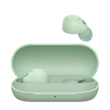 SONY WFC700NG.CE7 ( Green ), In-Ear Wireless Noise Cancelling Headphones, Up to 7.5h life , Fast charging 1.5h , Wifi charging with Qi