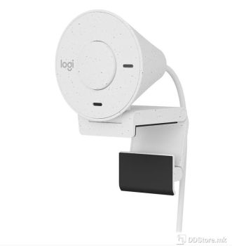 WEB CAMERA LOGITECH BRIO 300 1080p/30fps, USB-C, White, 960-001442