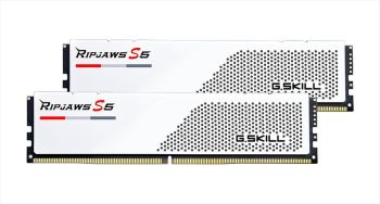 RAM DDR5 64GB(2x32GB) 5600MHz CL36 G.SKILL Ripjaws S5 White F5-5600J3636D32GX2-RS5W