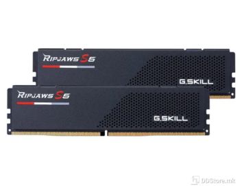 RAM DDR5 64GB(2x32GB) 6000MHz CL30 G.SKILL Ripjaws S5 Black F5-6000J3040G32GX2-RS5K
