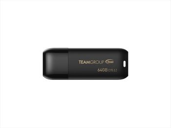 USB Flash Drive 3.2 Gen1 64GB TEAM GROUP C175, BLACK TC175364GB01