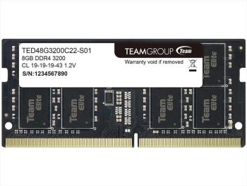 RAM SO DIMM DDR4 8GB 3200MHz TEAM GROUP ELITE TED48G3200C22-S01