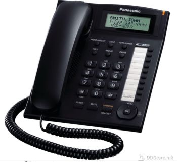 Telephone Panasonic Corded KX-TS880FXB Black