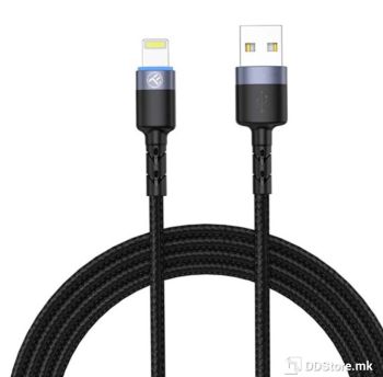 USB Cable for Apple Lightning Tellur 1.2m LED Black