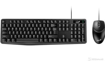 Genius Keyboard+Mouse Wired, KM-170, Black