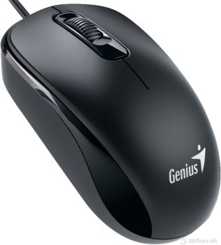 Genius Mouse Optical DX-110, 1000 DPI, either hand, USB, Black