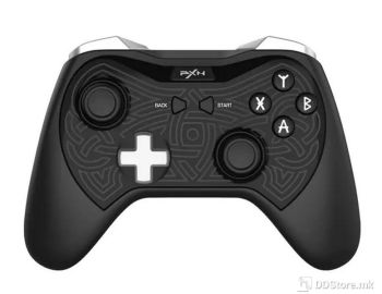 PXN-P6 Wireless Gaming Controller, 2.4G Wireless receiver and BT connection, Black