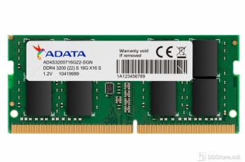 ADATA Premier DDR4 8GB 3200 MHz SO-DIMM, CL22, Single Stick, AD4S32008G22-SGN