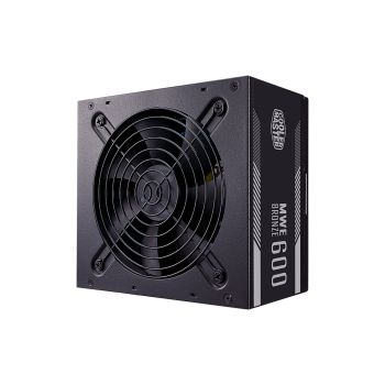 Cooler Master MWE Bronze 600 V2, Fan Size: 120mm, Active PFC, Efficiency: 85% Typically,  Protections: OVP, OPP, OTP, SCP, OCP, Connect