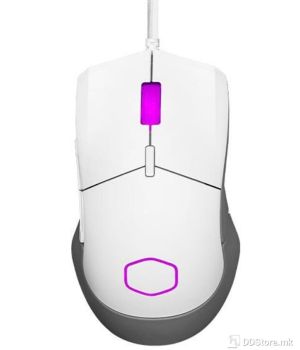 Cooler Master MM310 Wire Gaming Mouse White, Adjustable 12,000 DPI
