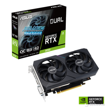 ASUS DUAL-RTX3050-O8G-V2, NVIDIA GeForce RTX 3050, 4.0, OpenGL4.6