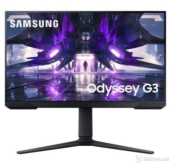 SAMSUNG S24AG300NR 24" Full HD Flat Gaming Monitor, Black, 1,920 x 1,080