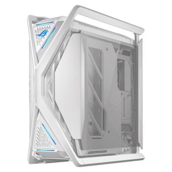ASUS Hyperion GR701 Full-Tower Gaming Case White, designed for durability, style, and the next-generation of high-end PC gaming, E-ATX