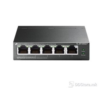 TP-Link Switch 5port Desktop TL-SF1005LP w/4port POE