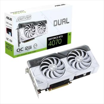 VGA ASUS DUAL-RTX4070-O12G White, 1xHDMI, 3xDP, 90YV0IZ4-M0NA00