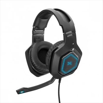 HEADPHONE NOXO APEX GAMING HEADSET, FLEXIBLE MICROPHONE, USB, VIRTUAL 7.1 SOUND, ILLUMINATED EAR CUPS AND MICROPHONE, BRAIDED CABLE