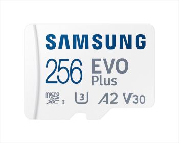 MEMORY CARD SAMSUNG MICRO-SD SDXC 256GB EVO PLUS CL10 U30, V30, A2 130mb/s, MB-MC256KA/EU