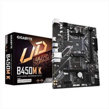 MB AM4 B450M K GIGABYTE 2xDDR4 3600Mhz (O.C), HDMI, PCI-Ex16, PCI-Ex1, 1xM.2, 4xSATA3,4xUSB 3.1 Gen 1