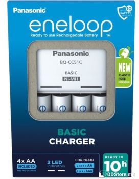 Battery Quick & Smart Charger Panasonic Eneloop (2h) 4xAA 1900mAh