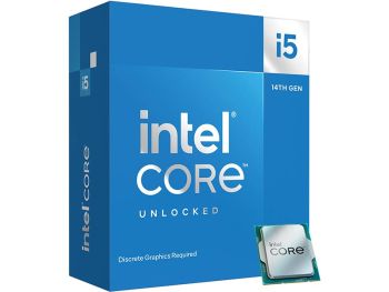 CPU Intel Core i5-14600KF Raptor Lake 14-Core E2.6GHz/P3.5GHz LGA1700 24MB BOX w/o Graphics/Cooler