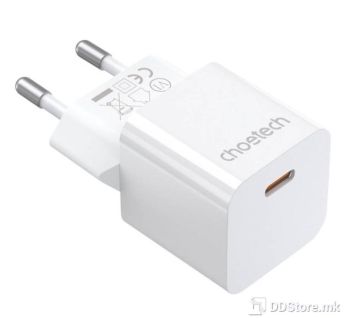USB Universal Power Charger Choetech PD5010 Type-C 20W White
