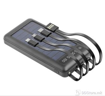 Power Bank and Solar Charger Setty SLR-100 10000mAh Black