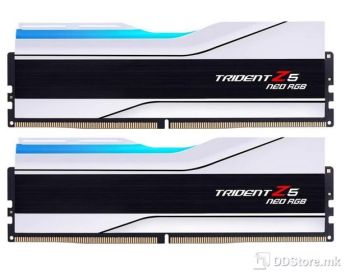 RAM DDR5 32GB(2x16GB) 6400MHz CL32 G.SKILL Trident Z5 NEO RGB AMD EXPO matte white F5-6400J3239G16GX2-TZ5NRW