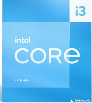 Intel i3-13100 4.5GHz BOX, 4-Core, 12MB Cashe , BX8071313100