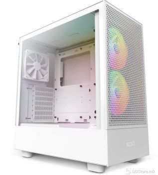 [C]CASE NZXT ATX Mid-Tower H5 FLOW RGB w/WINDOW + Front&Top MESH