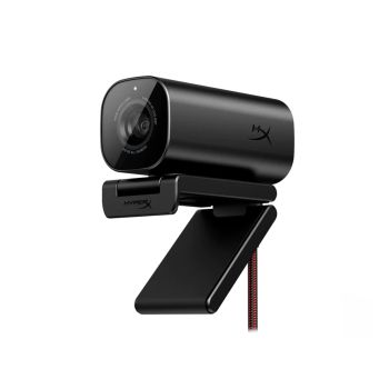 HyperX Vision S, Webcam, 4K Video Recording at 30fps, 90degree Field-of-View, Responsive Autofocus, Hyperflex Cable, Aluminum Body, Plu