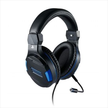 HEADPHONES NACON BIGBEN PS4 OFFICIAL HEADSET V3 Black/Blue w/Microphone 1x3.5mm PS4OFHEADSETV3