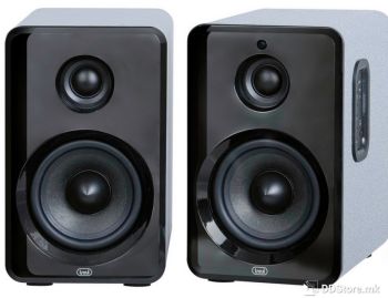 Speakers Trevi AVX 565 2.0 50W Wooden w/BT, MP3, microSD, USB, AUX, Silver