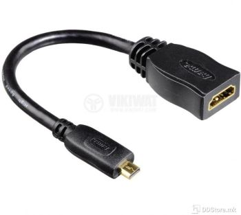 Adapter Micro HDMI (M) - HDMI (F) Black