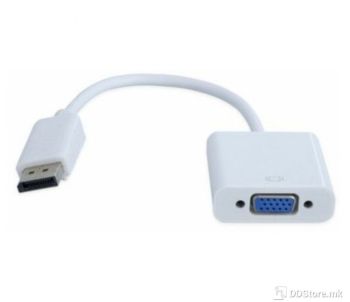 Adapter DisplayPort (M) - VGA D-sub (F) White