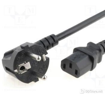 Cable Power Cord for PC 1.8m, 3x1mm