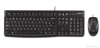 Logitech MK120 Desktop USB US Keyboard + Mouse
