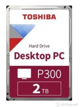 Toshiba HDD 2TB 3.5" SATA III 128MB 5.400rpm HDWD220UZSVA P300 series