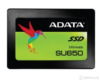 ADATA 256GB SSD, SU650 SATA 6Gb/s Solid State Drive, R/W speed up to 520/450MB/s, ASU650SS-256GT-R