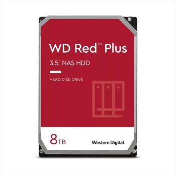 HDD 3,5" 8TB WD RED PLUS NAS 7200RPM 256MB SATAIII WD80EFBX