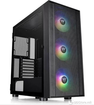 ATX Mid Tower Case Thermaltake H570 TG ARGB Mid Tower Chassis Black