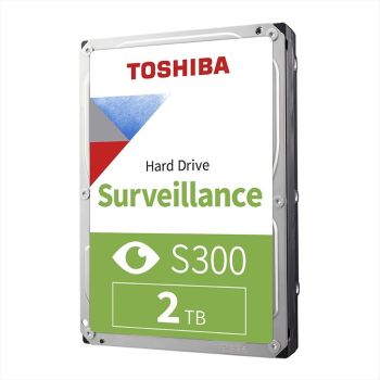 HDD 3,5" 2TB TOSHIBA S300 Surveillance 5400RPM 256MB SATAIII HDWT720UZSVA