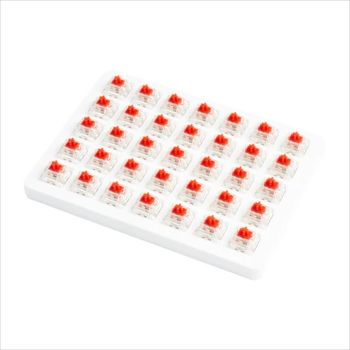 KEYBOARD SWITCH SET MECHANICAL KEYCHRON Z71 GATERON CAP RED pre-lubed (x35 pieces) Cherry/Gateron/Kailh compatible