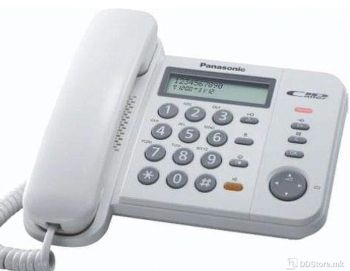 Telephone Panasonic Corded KX-TS580FXW White