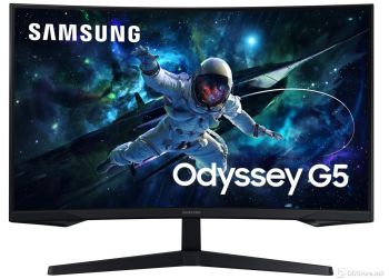 Monitor 32" Samsung LS32CG552EUXEN Odyssey G55C Gaming Curved,QHD,HDMI,DP,1ms,165Hz,FreeSync