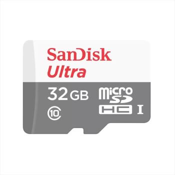 MEMORY CARD SANDISK ULTRA MICRO-SDXC UHS-I 32GB w/adapter 100mb/s SDSQUNR-032G-GN3MA